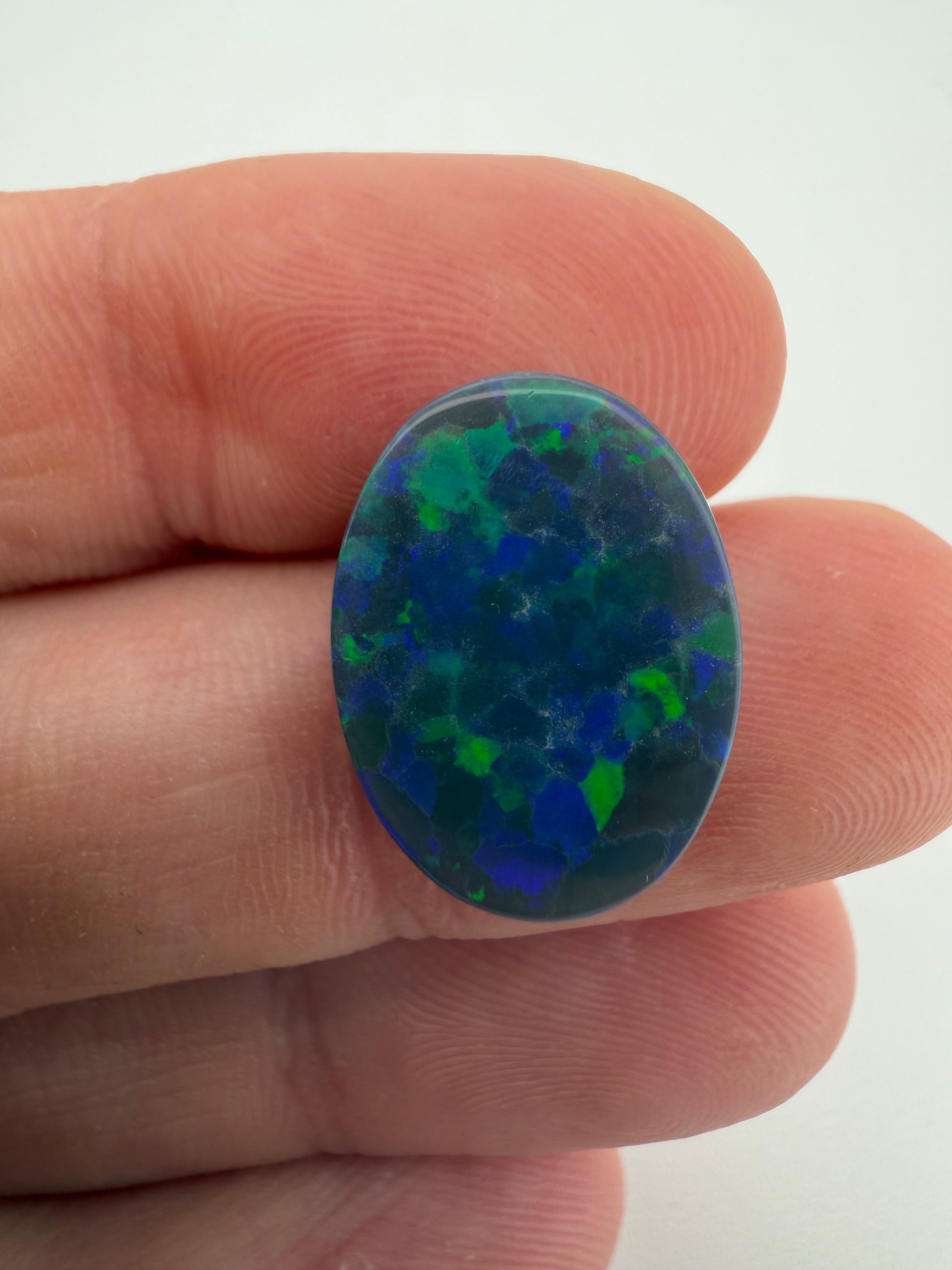 6.41ct Lightning Ridge Black Opal